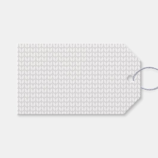 Stich Gemustert Geschenkanhänger (Vorderseite (Horizontal))