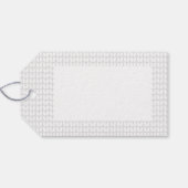 Stich Gemustert Geschenkanhänger (Rückseite Horizontal)
