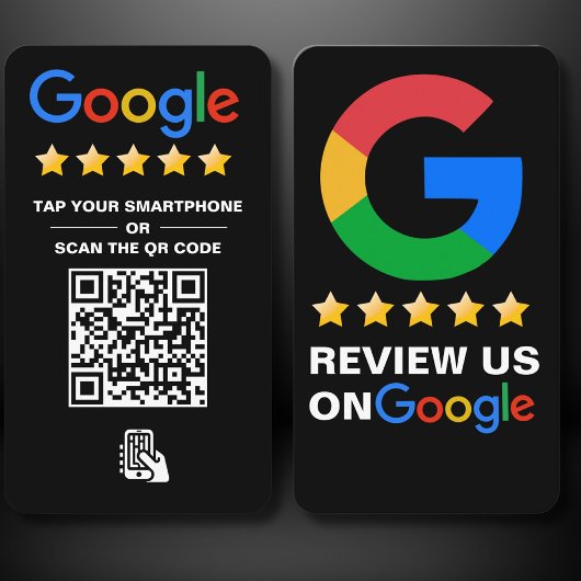 Stich, Google Review QR Code Google Ratings Visitenkarte