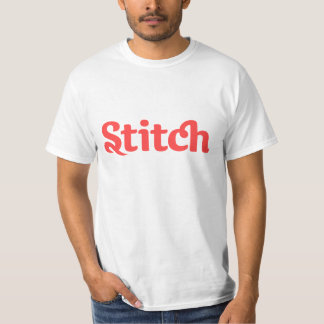 Stich-grundlegender T - Shirt