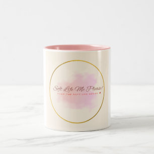 Stich in deine göttliche weibliche Energie... Zweifarbige Tasse