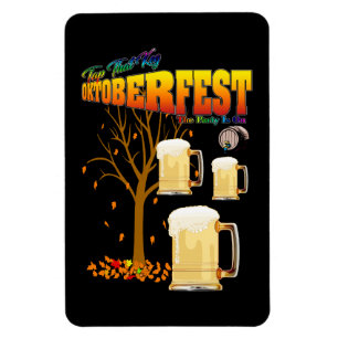 Stich jenes Keg II - Oktoberfest Magnet
