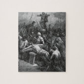 Stich-Jesus-Kreuzigung 1866 durch Gustave Dore Puzzle (Vertikal)