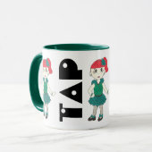 STICH-Klassentänzer-Choreograf-Geschenk Tasse (Vorderseite Links)