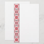 Stich-Muster Briefpapier (Vorne/Hinten)