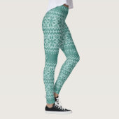 Stich-Muster geknetet8 Green ID208 Leggings (Rechts)