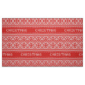 Stich-Muster (Knitted Stitch Pattern)1 Rot/Weiß-ID Stoff (Fat Quarter (45,7 x 55,9 cm))