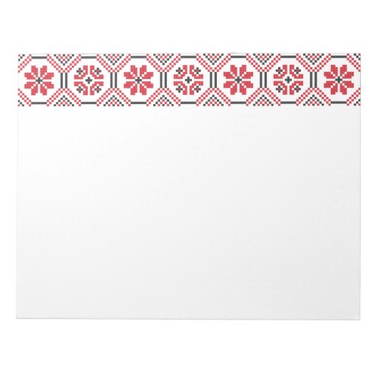 Stich-Muster Notizblock (Vorderseite)