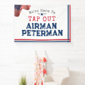 STICH-OUT Airman Guardian Military BMT Abschluss Banner (InSitu)