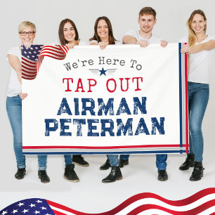 STICH-OUT Airman Guardian Military BMT Abschluss Banner
