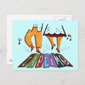 Stich Postkarte (Vorne/Hinten)