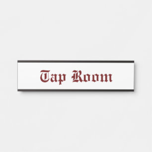 Stich Room Red Türschild