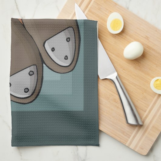 Stich Shoes Geschirrtuch (Viertel Falte)