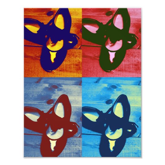 Stich Shoes Pop Art Fotodruck (Vorne)