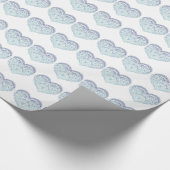 Stich Stich Stickerei Hart Custom Gift Wrap Geschenkpapier (Ecke)