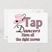 Stich-Tänzer 2 Postkarte (Vorne/Hinten)