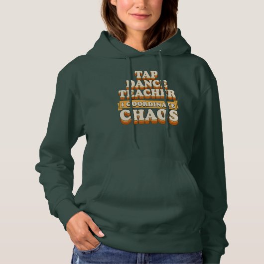 Stich Tanzlehrer I Koordination Chaos  Hoodie (Vorderseite)