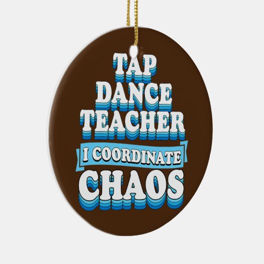 Stich Tanzlehrer I Koordination Chaos Keramik Ornament (Rechts)