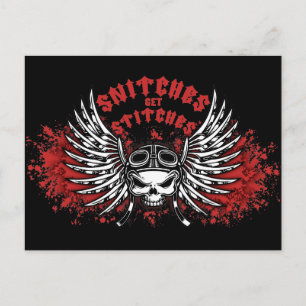Stiche erhalten Stiche Postkarte