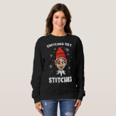 Stiche erhalten Stiche Sweatshirt (Vorne ganz)