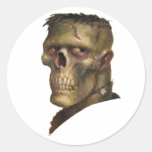 Stiche Runder Aufkleber (Vorderseite)