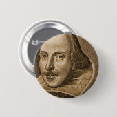 Stiche Shakespeare Droeshout Button (Vorne & Hinten)