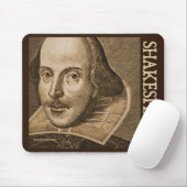 Stiche Shakespeare Droeshout Mousepad (Mit Mouse)