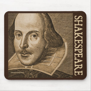 Stiche Shakespeare Droeshout Mousepad
