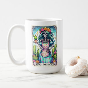 Stiche überall kaffeetasse