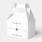 Stichprobenprüfung Geschenkschachtel (Rückseite)