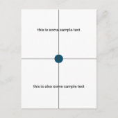 Stichprobenprüfung Postkarte (Vorderseite)