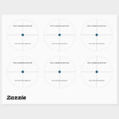 Stichprobenprüfung Runder Aufkleber (Blatt)