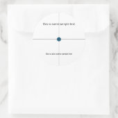 Stichprobenprüfung Runder Aufkleber (Tasche)