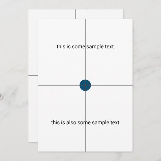 Stichprobenprüfung Save The Date (Vorne/Hinten)