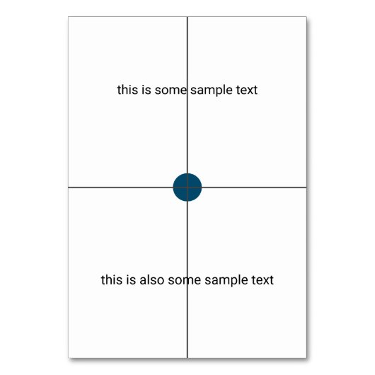 Stichprobenprüfung Tischnummer (Rückseite)