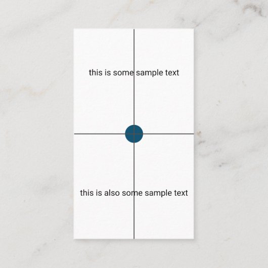 Stichprobenprüfung Visitenkarte (Rückseite)