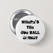 Stichwort-Ballsnooker-Zitat-Abzeichen Button (Vorne & Hinten)