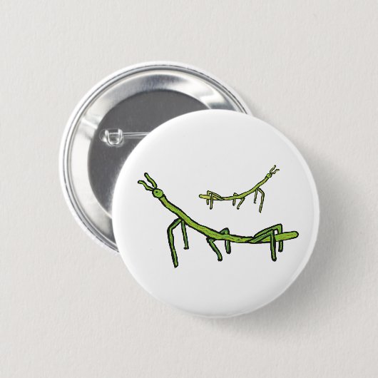 Stick Bug Insekt Button (Vorne & Hinten)