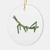 Stick Bug Insekt Keramik Ornament (Links)
