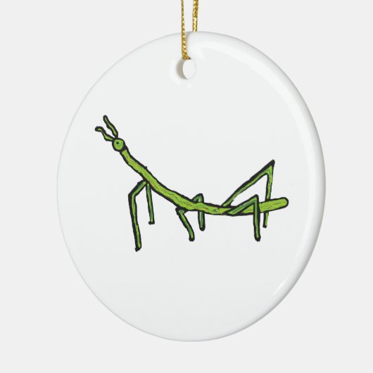 Stick Bug Insekt Keramik Ornament (Links)