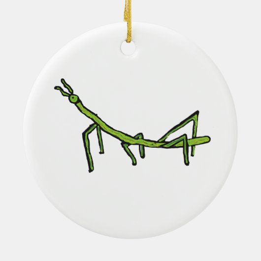 Stick Bug Insekt Keramik Ornament (Hinten)