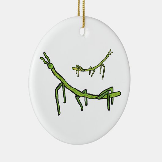 Stick Bug Insekt Keramik Ornament (Rechts)