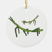 Stick Bug Insekt Keramik Ornament (Vorne)