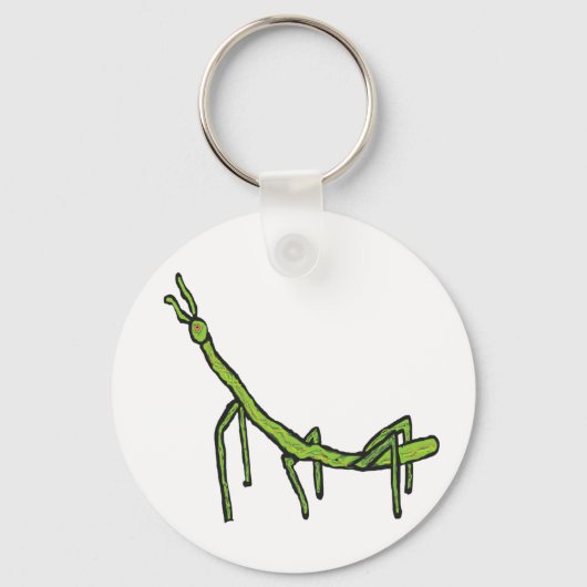 Stick Bug Insekt Schlüsselanhänger (Vorderseite)