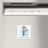 Stick Cowboy N Pferd Magnet (In Situ (Geschirrspüler))