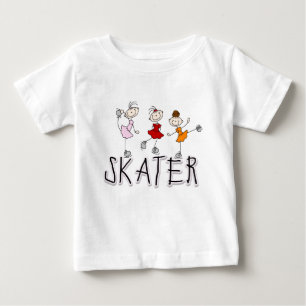 Stick-Figur-Eisläufer T-Shirts und Geschenke
