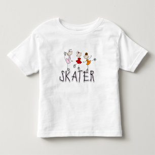 Stick-Figur-Eisläufer T-Shirts und Geschenke
