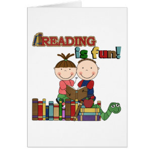 Stick Figur Kids Reading is Fun