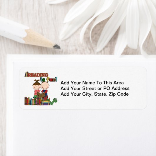 Stick Figur Kids Reading is Fun (Insitu)