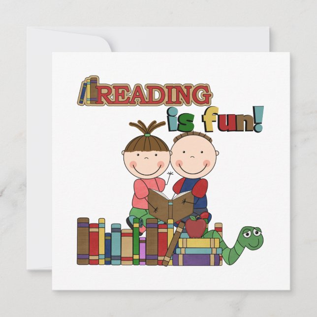 Stick Figur Kids Reading is Fun (Vorderseite)